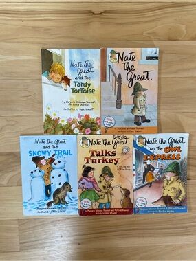 Nate the Great Books Series Lot of 5 Books Used
